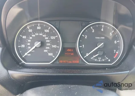 2011 BMW 128I из США, поврежденный, VIN WBAUP7C59BVM54697